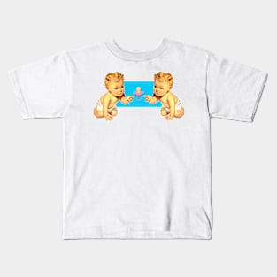 Baby wanting the pacifier Kids T-Shirt